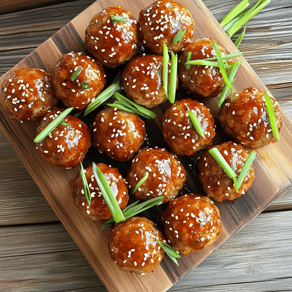 Korean BBQ Meatballs Flavorful Asian-Inspired Treat