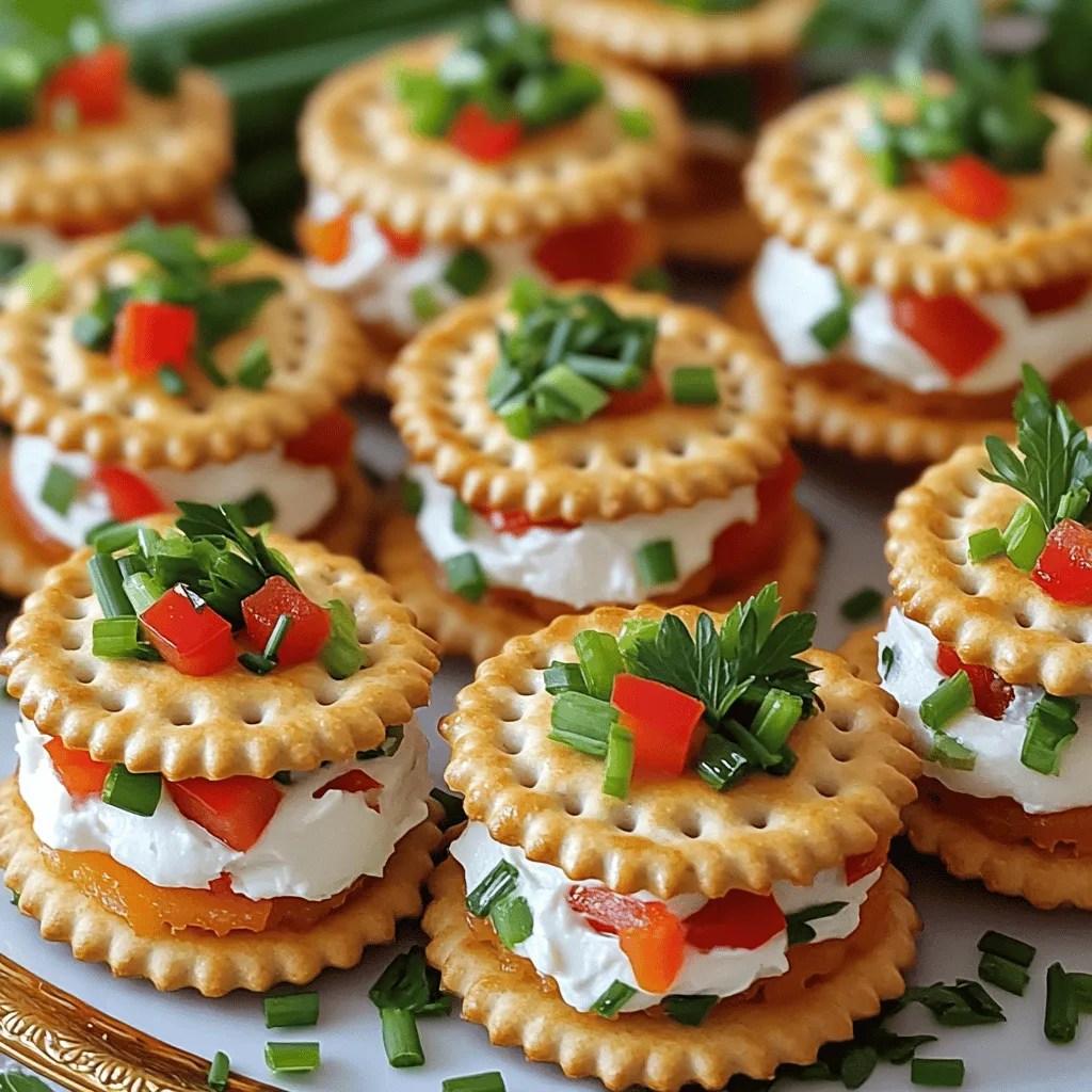 RITZ Cracker Party Sandwiches Easy Flavorful Delight