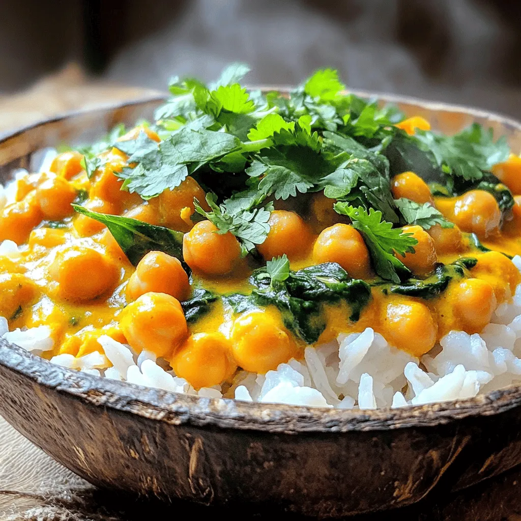 Vegan Chickpea Curry Easy Comfort Food Dish