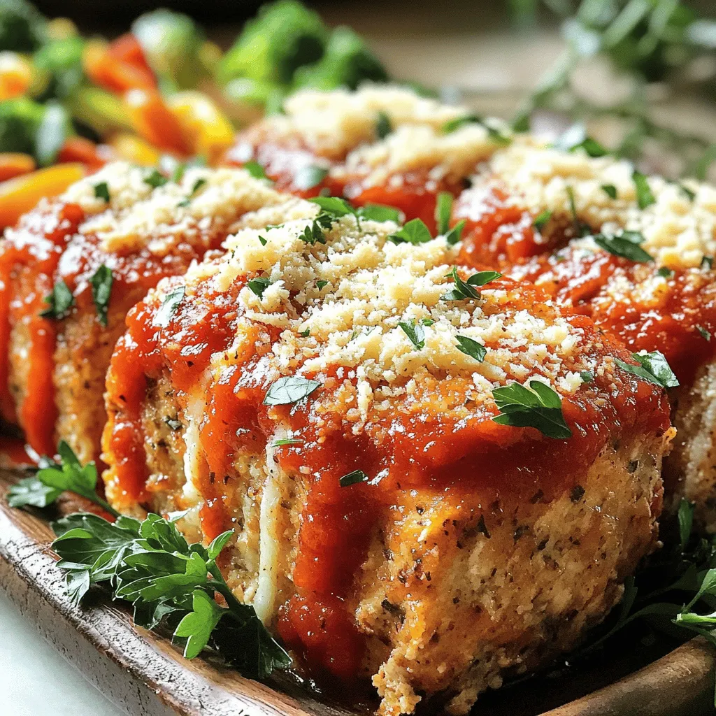Garlic Parmesan Chicken Meatloaves Flavorful and Easy
