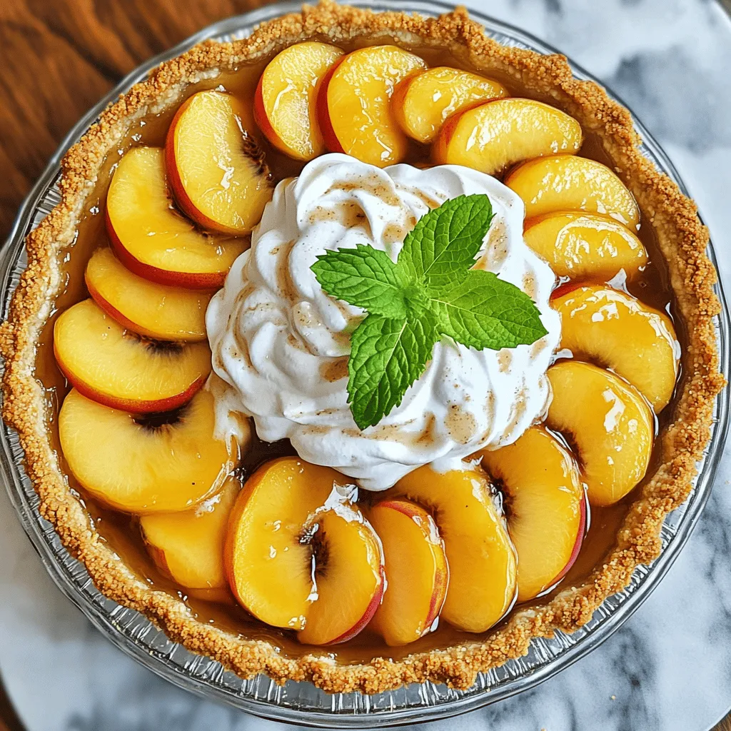 Peaches and Cream Pie Delicious Summer Dessert Recipe
