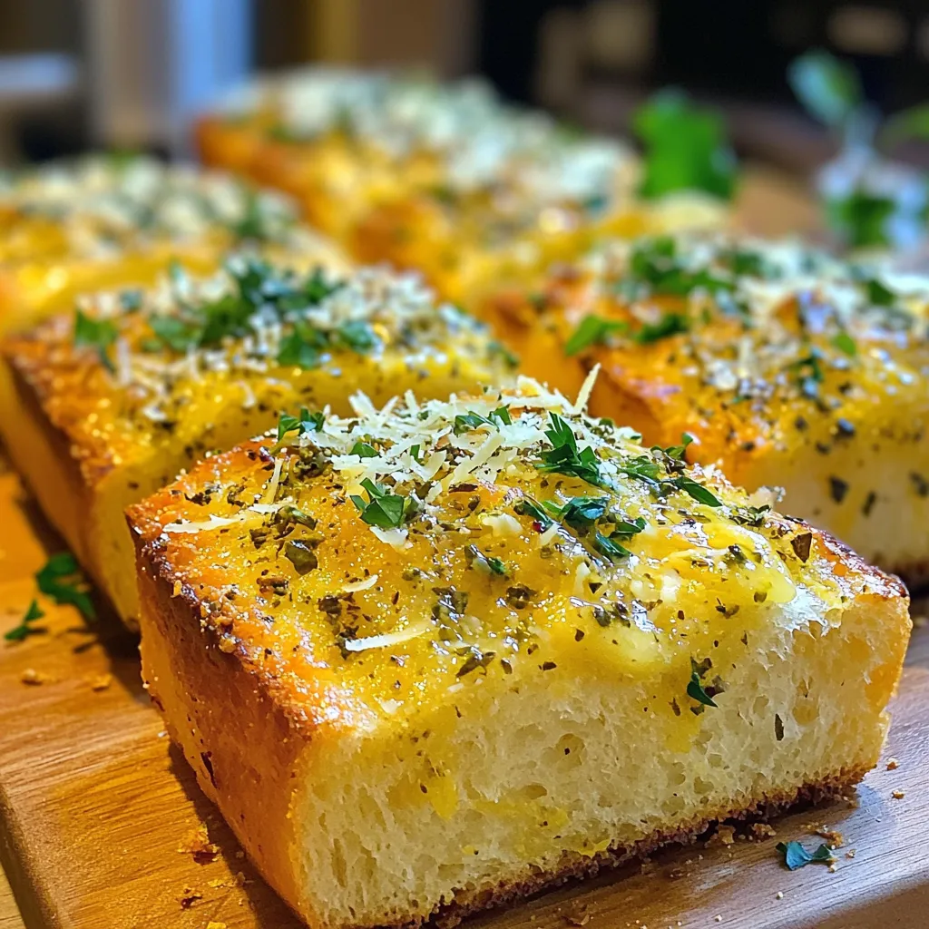 Air Fryer Parmesan Herb Garlic Bread Recipe Delight