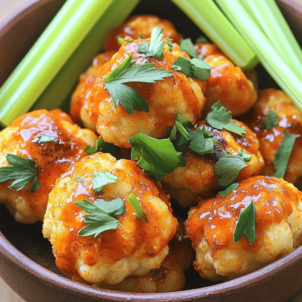 Air Fryer Cauliflower Buffalo Bites Bold and Flavorful