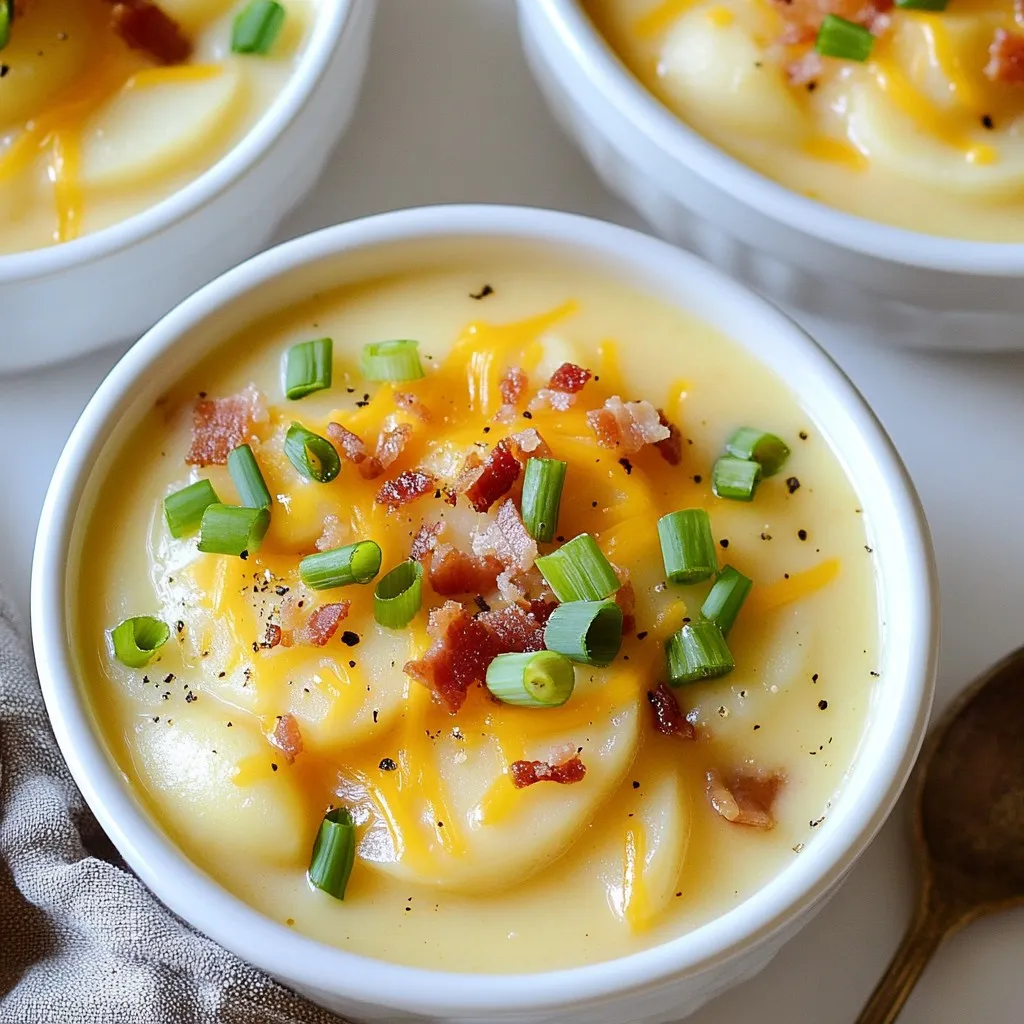 Loaded Potato Soup Creamy Comforting Bowl Delight