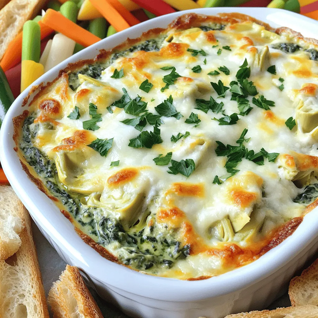 Spinach Artichoke Dip Creamy and Flavorful Delight