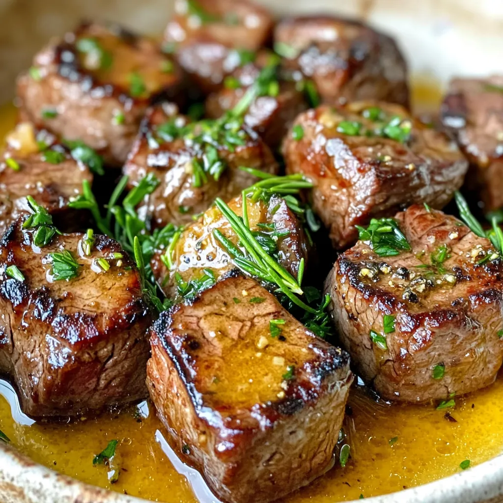 Minute Garlic Butter Steak Bites Simple and Flavorful