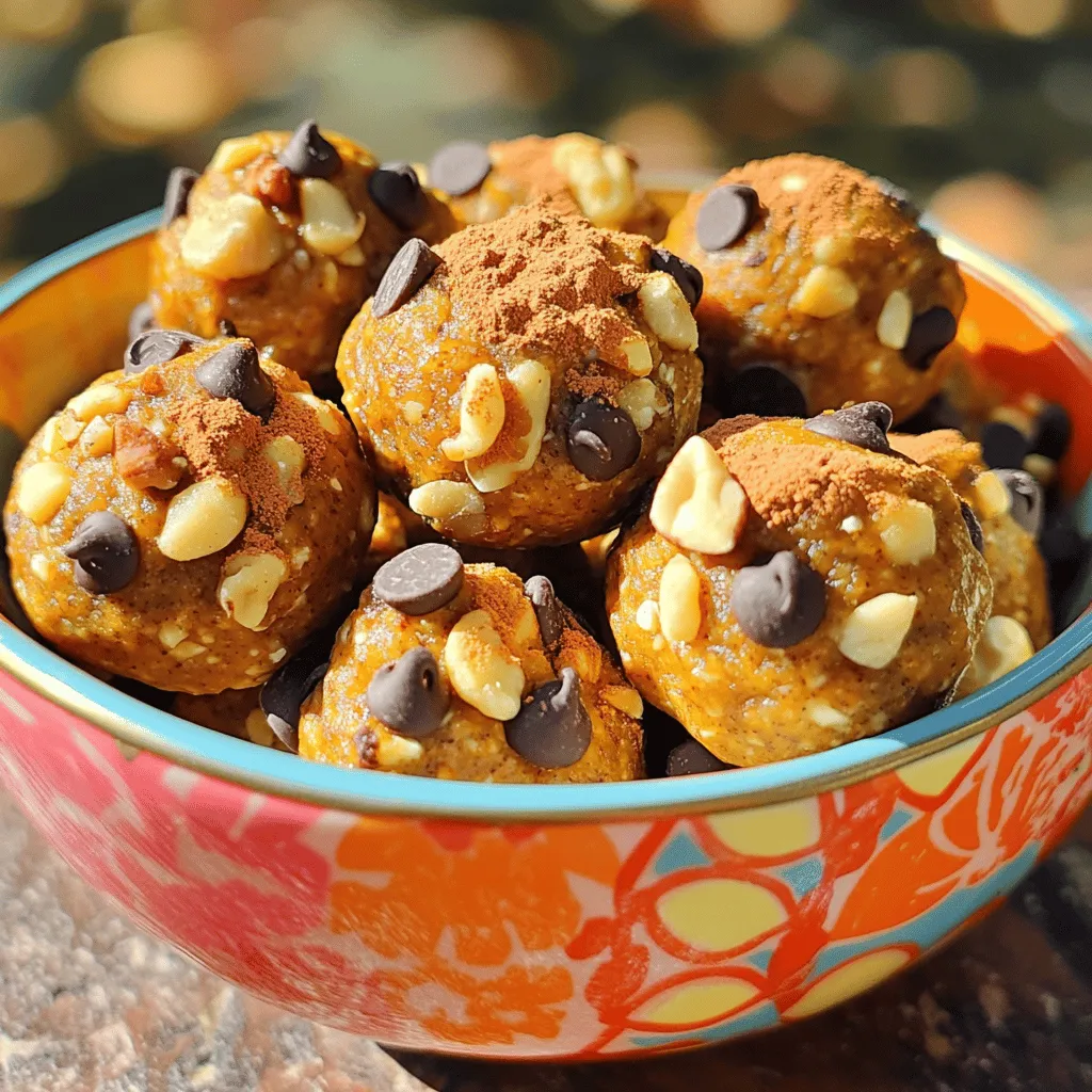Pumpkin Spice Energy Bites Tasty and Healthy Snack
