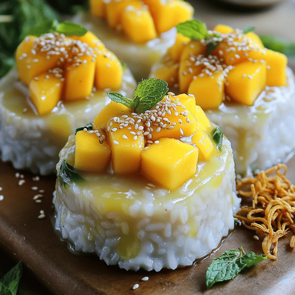 Mango Sticky Rice Dessert Easy and Delicious Recipe