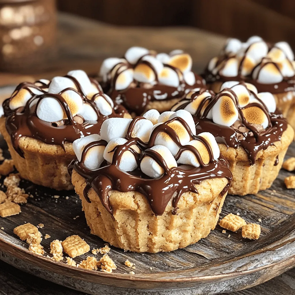 S’mores Cookie Cups Delightful and Easy Treat