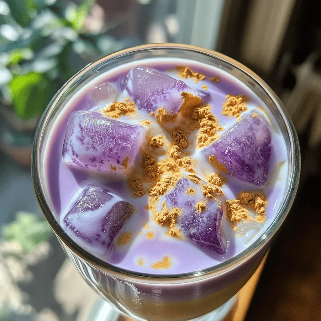 Taro Latte Delight Creamy and Flavorful Treat