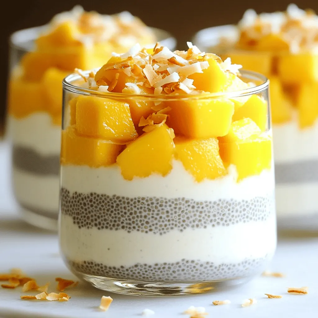 Mango Coconut Chia Pudding Easy and Healthy Delight