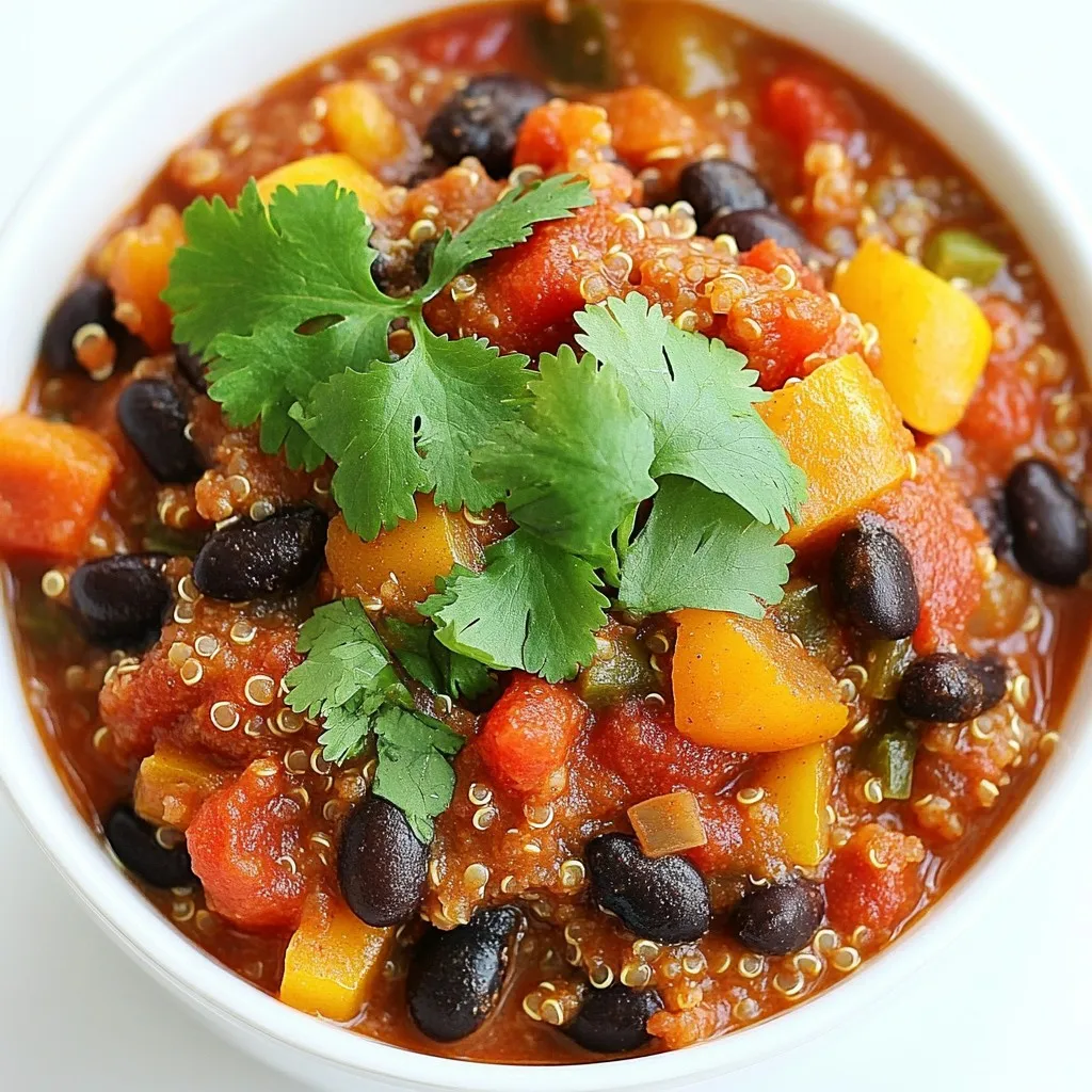 Vegan Chili Packed with Flavorful Ingredients