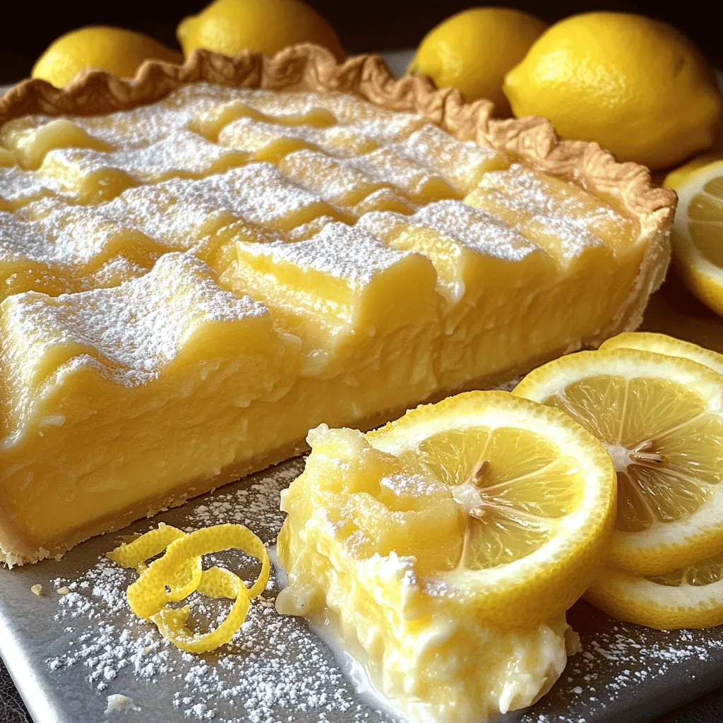 Lemon Impossible Pies Delightful and Simple Treat