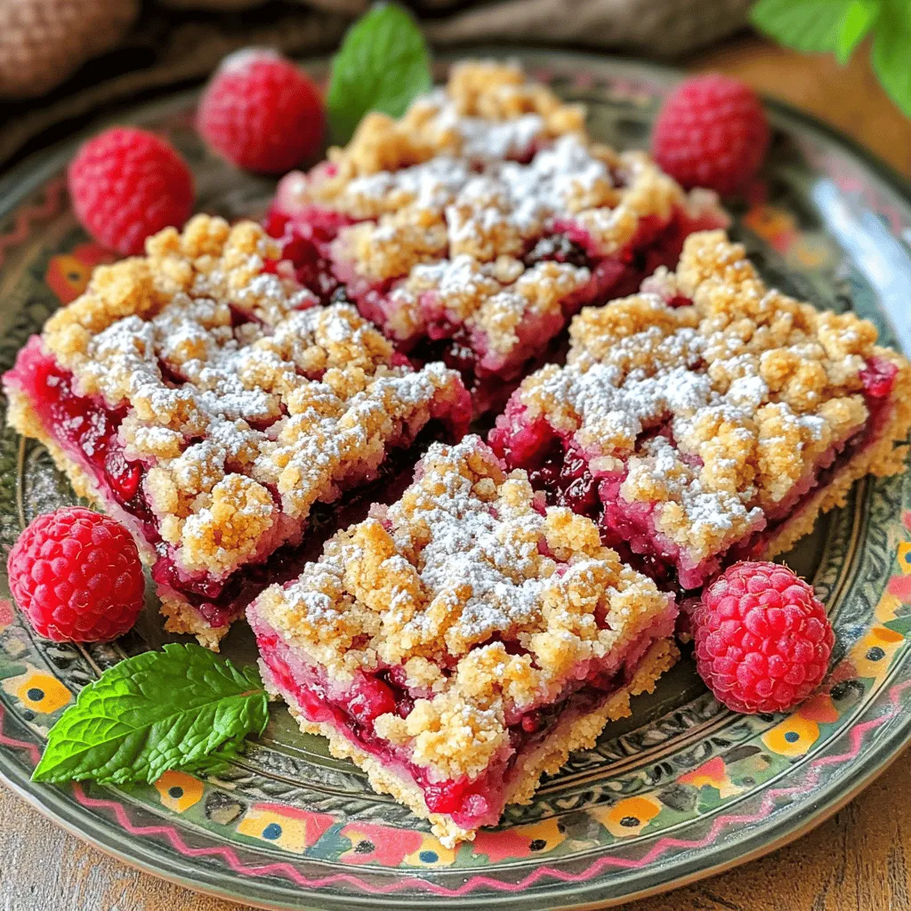 Raspberry Crumble Bars Simple and Tasty Treat