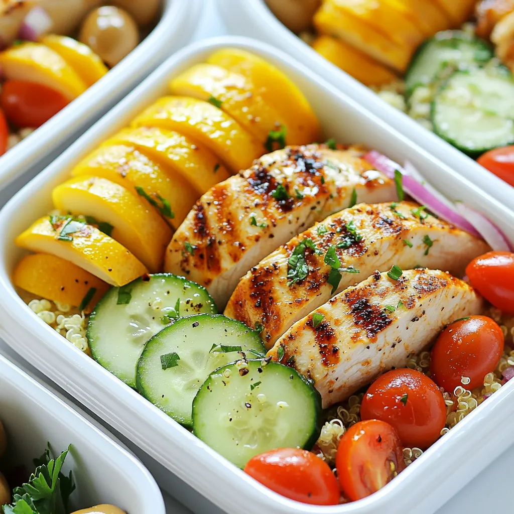 Greek Chicken Meal Prep Bowls Simple and Tasty Recipe