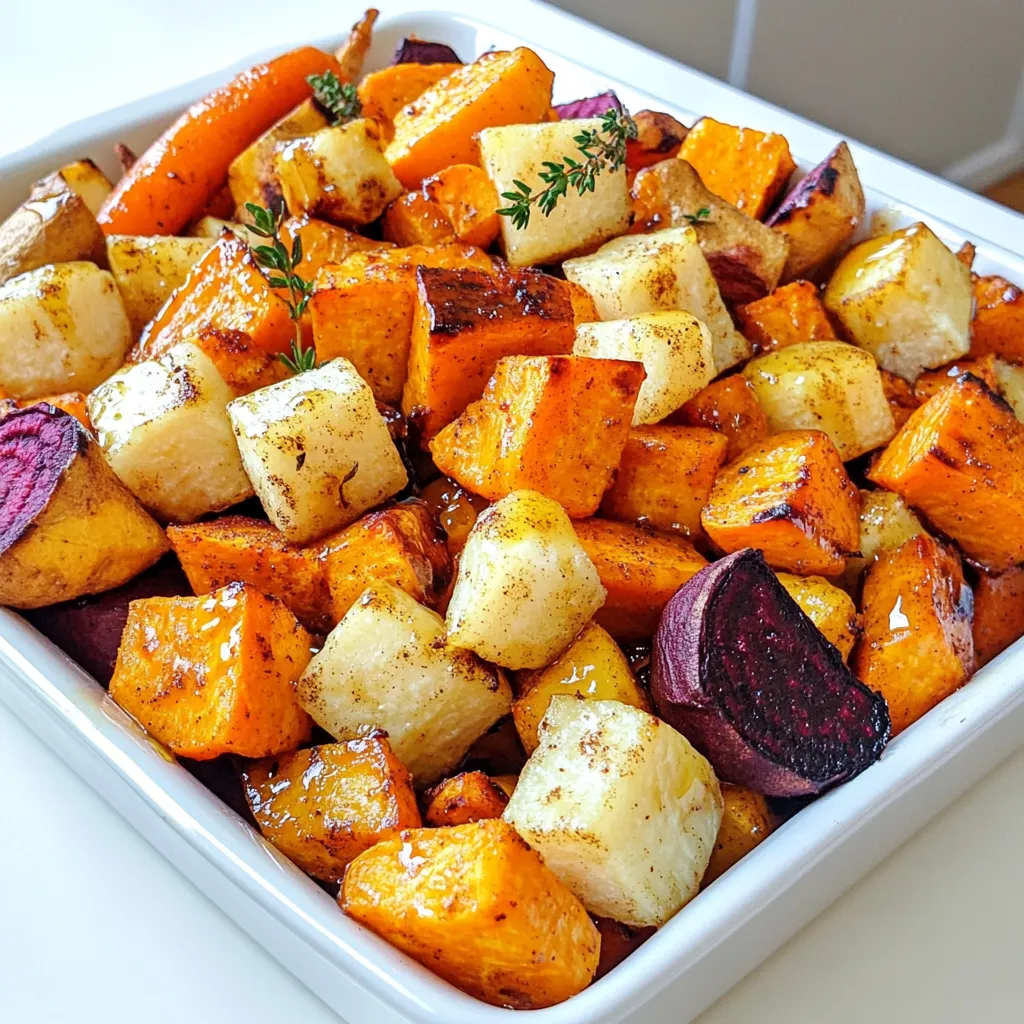 Maple Roasted Root Veggies Flavorful and Healthy Dish