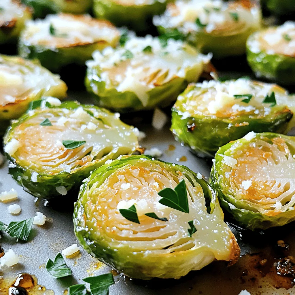 Crispy Garlic Parmesan Brussels Sprouts Delightful Dish