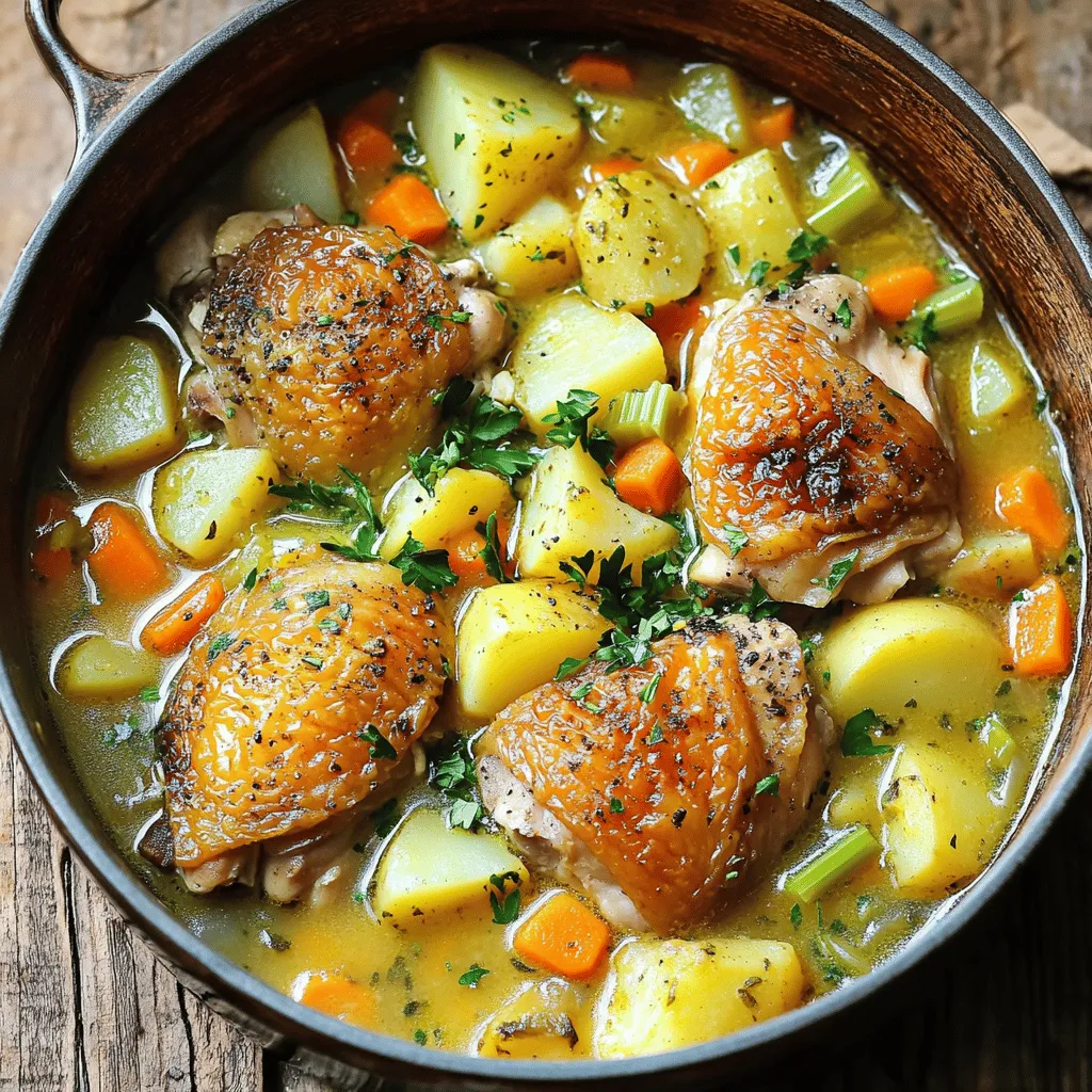 Chicken Soup with Potatoes Hearty and Comforting Meal