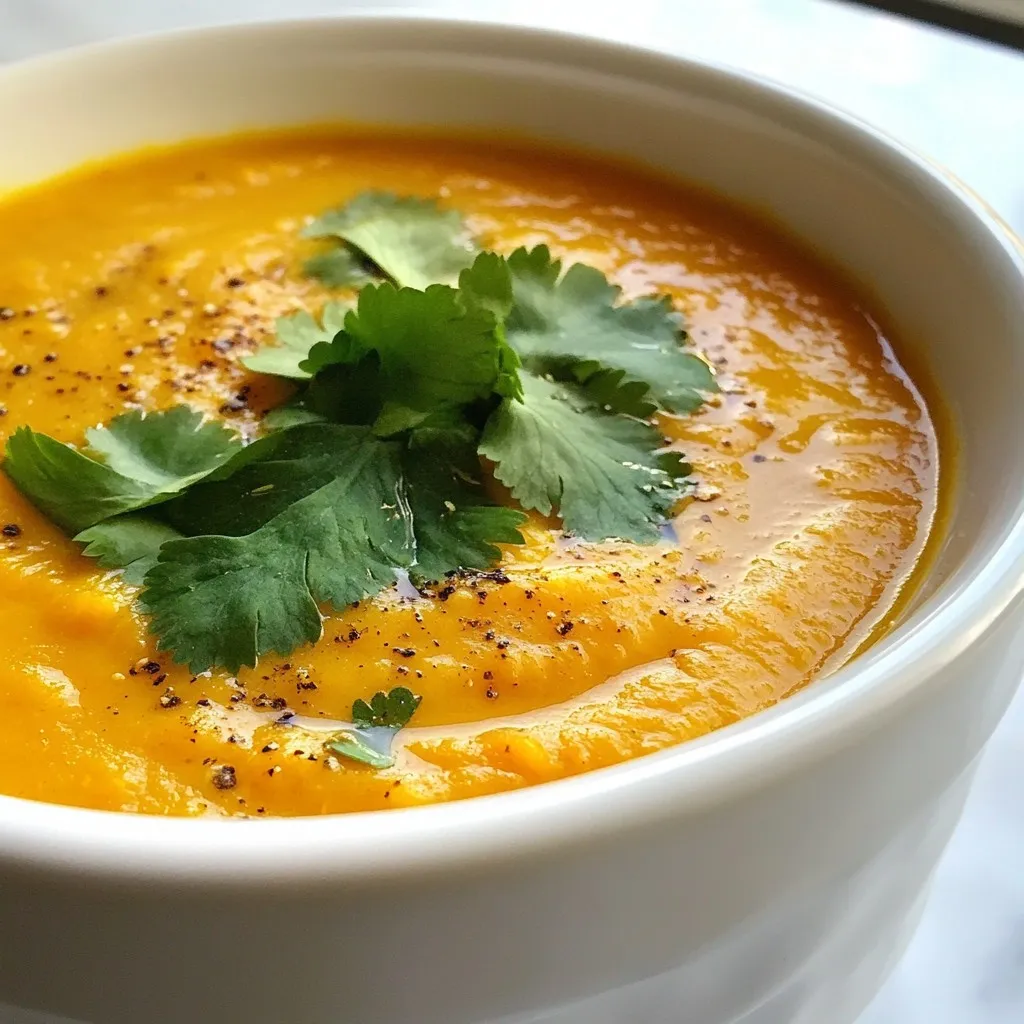 Carrot Lentil Soup Nourishing and Hearty Recipe