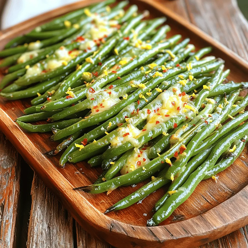 Roasted Parmesan Green Beans Flavorful Side Dish