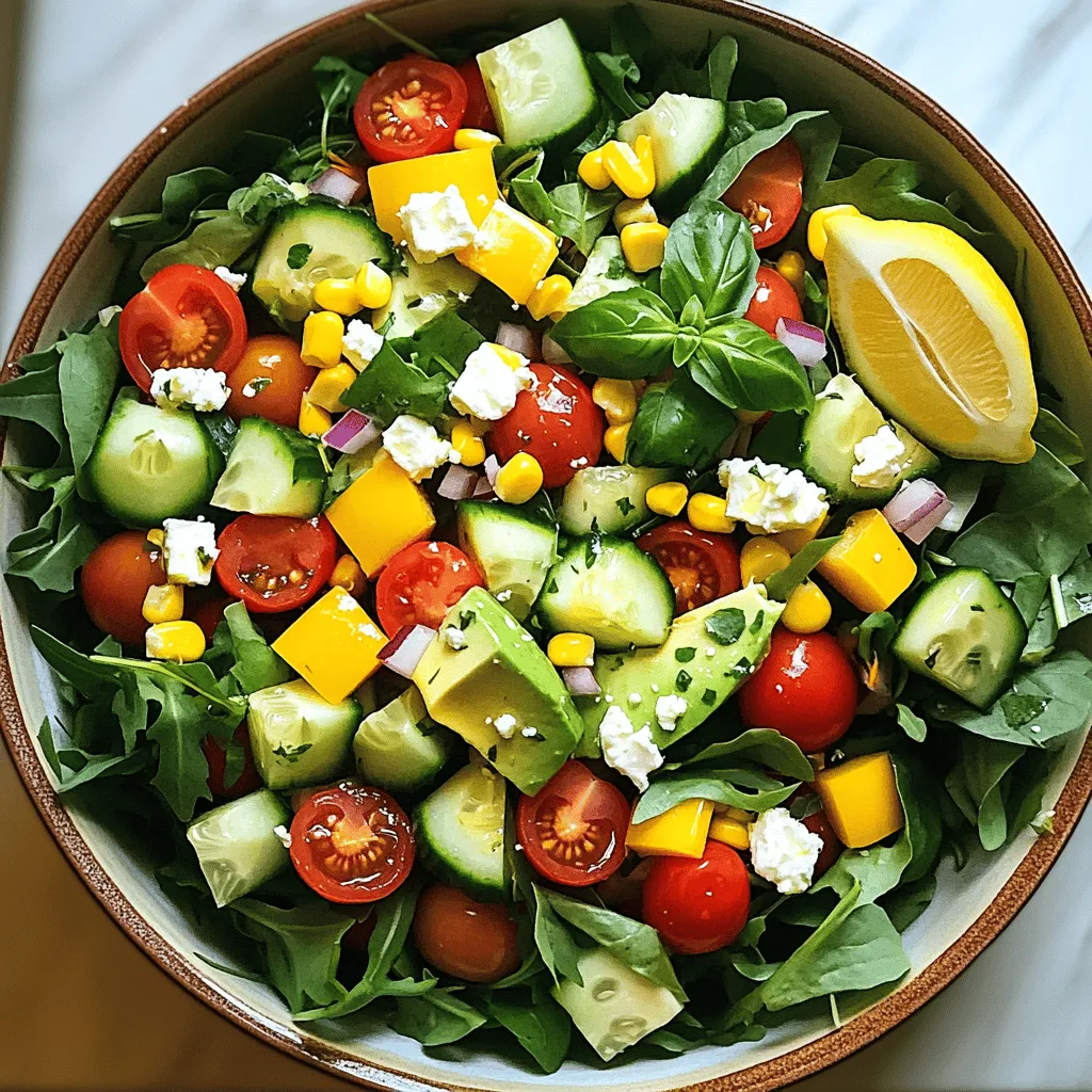 Easy Summer Dinner Salad Refreshing and Healthy Choice