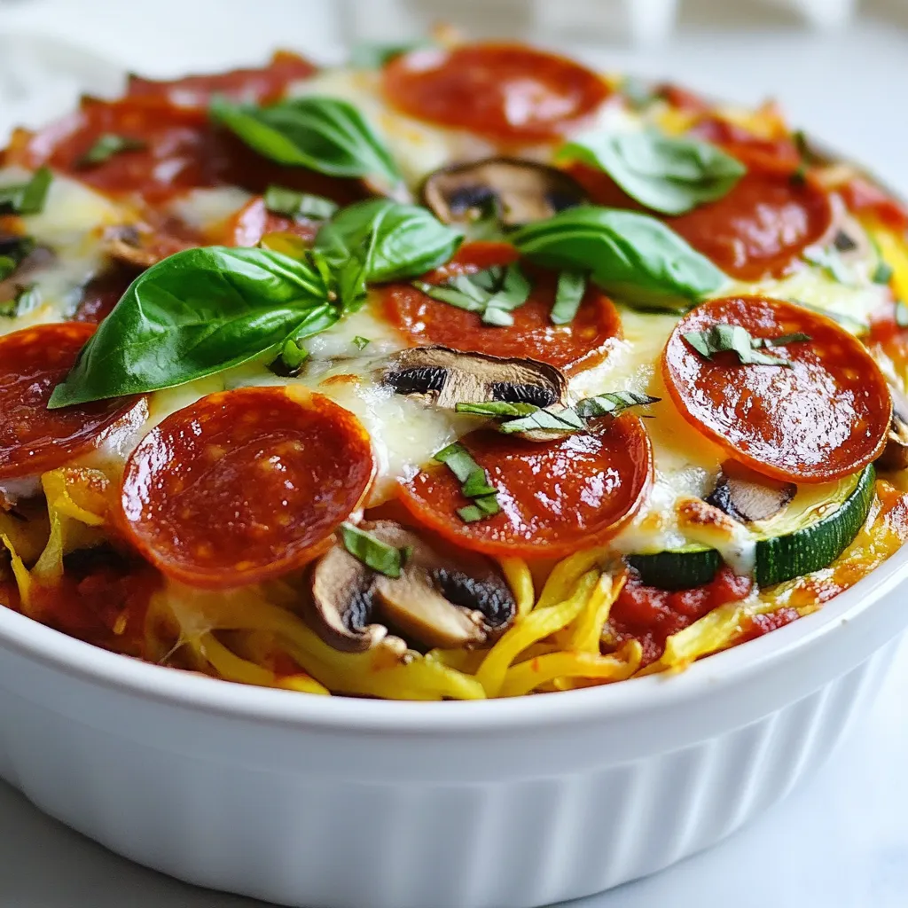 Low-Carb Crustless Pizza Bowl Flavorful and Easy Meal