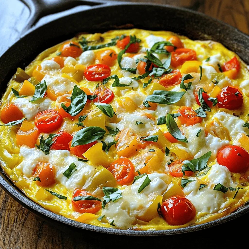 Cheesy Veggie Frittata Flavorful and Simple Meal