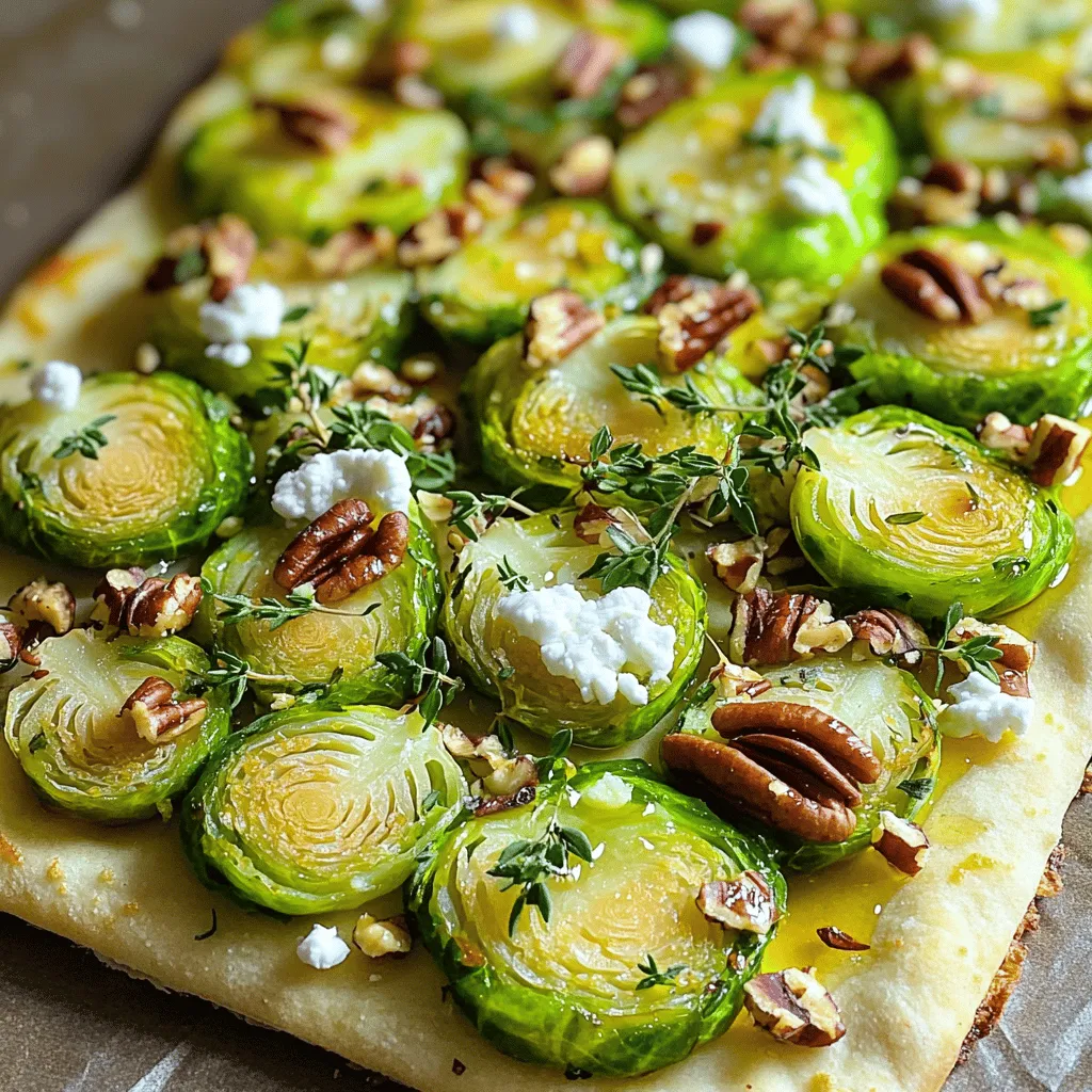 Maple Brussels Sprout Flatbread Flavorful Delight Recipe
