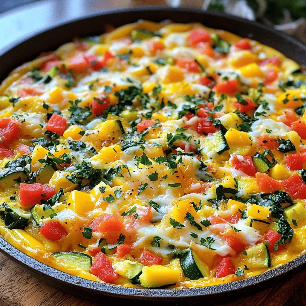 Easy Vegetable Frittata Wholesome and Quick Meal