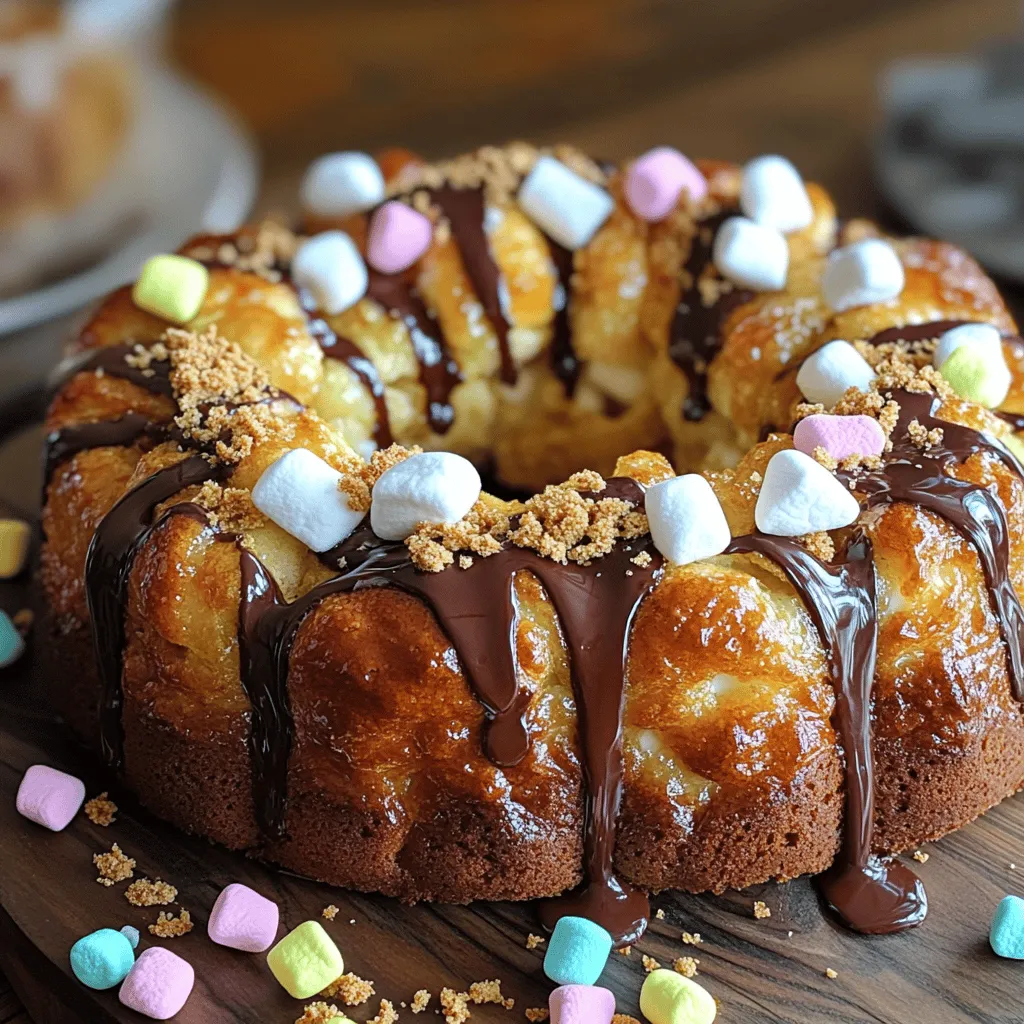 S&#8217;mores Monkey Bread Irresistible and Fun Dessert