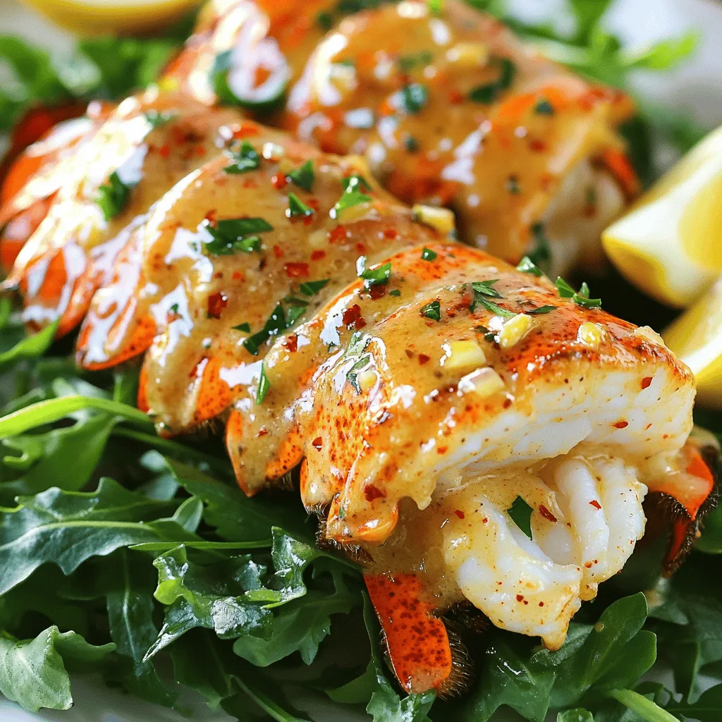 Creamy Garlic Butter Lobster Tails Delightful and Easy