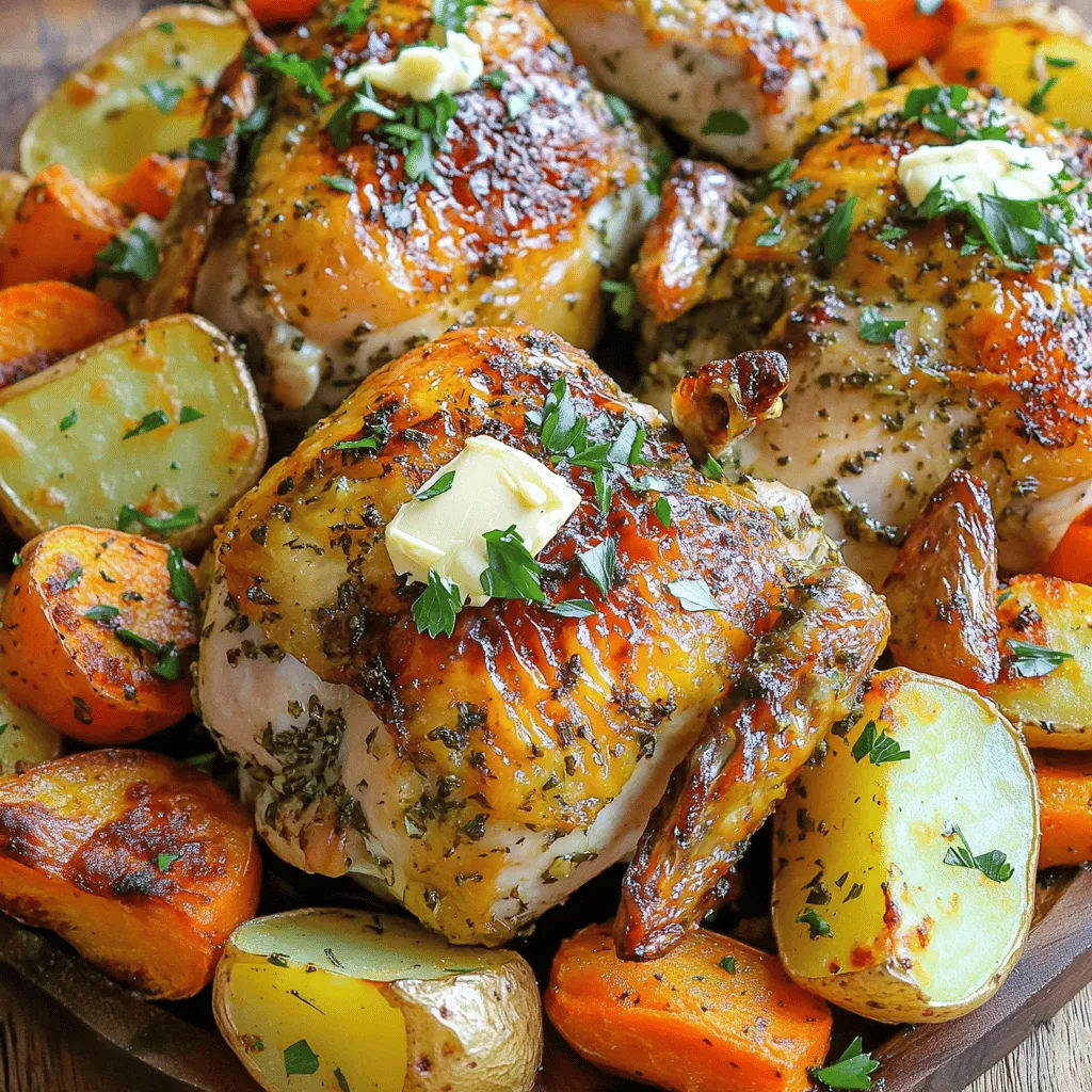 Garlic Butter Herb Roasted Chicken Flavorful Delight