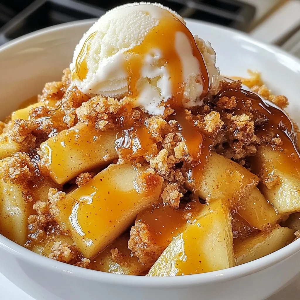 Caramel Apple Crumble Irresistible Dessert Recipe