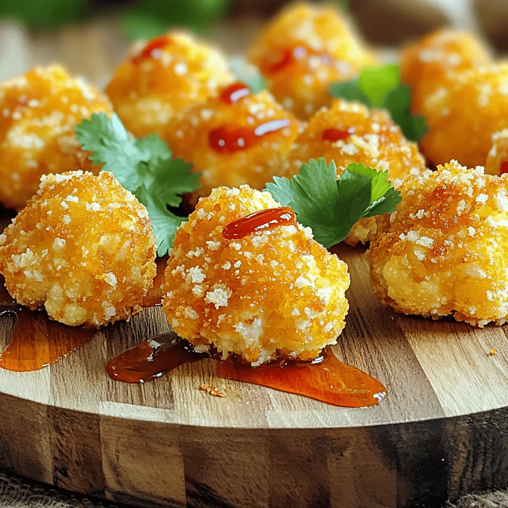 Sriracha Honey Cauliflower Bites Flavorful Snack Treat
