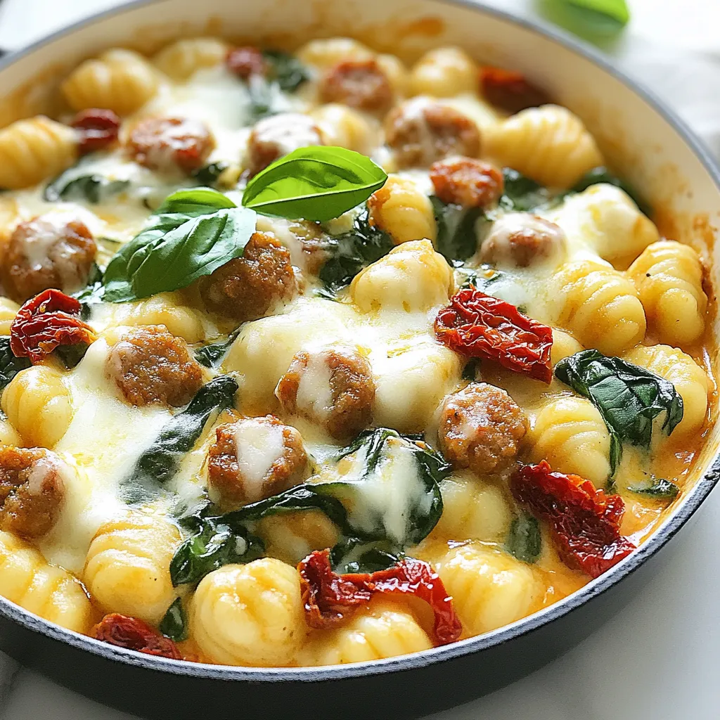 Creamy Sausage Gnocchi Skillet Easy One-Pan Dinner
