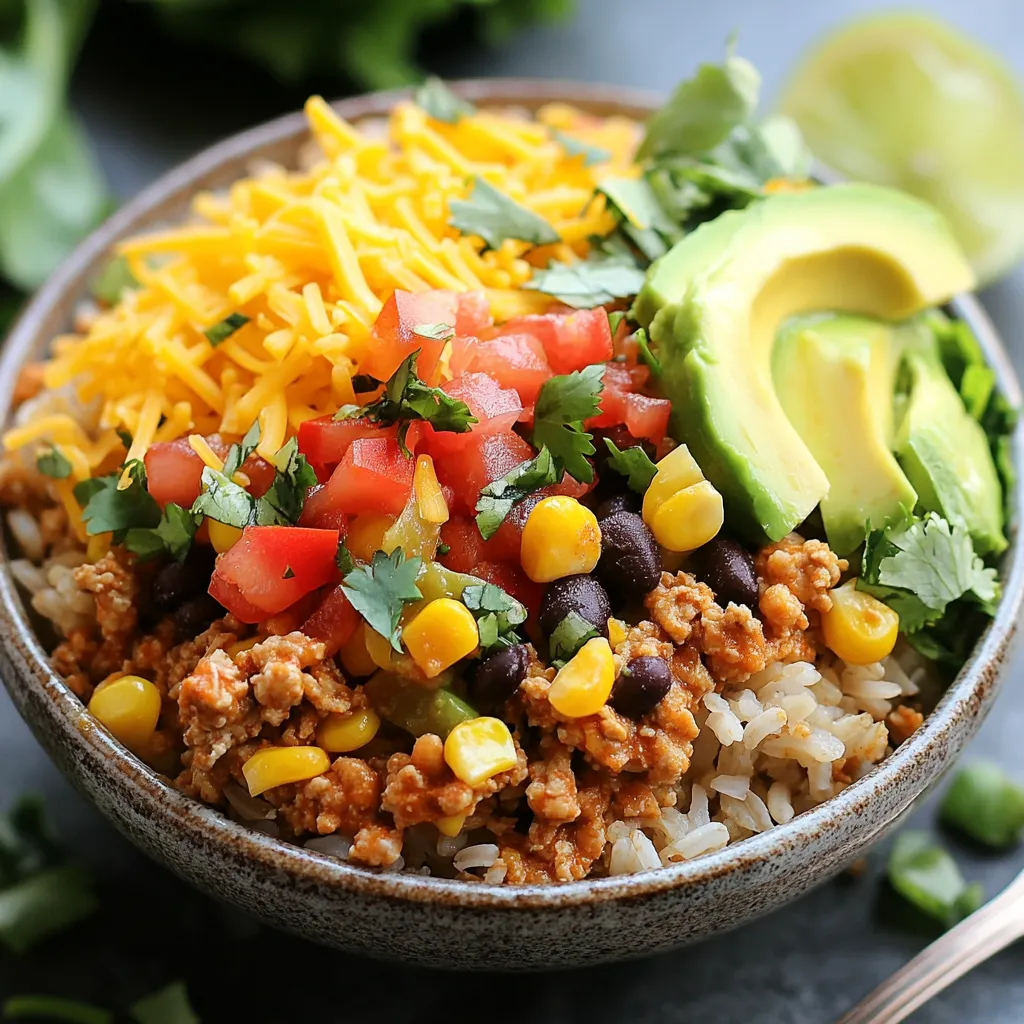 Easy Taco Rice Bowl Quick and Flavorful Meal Idea