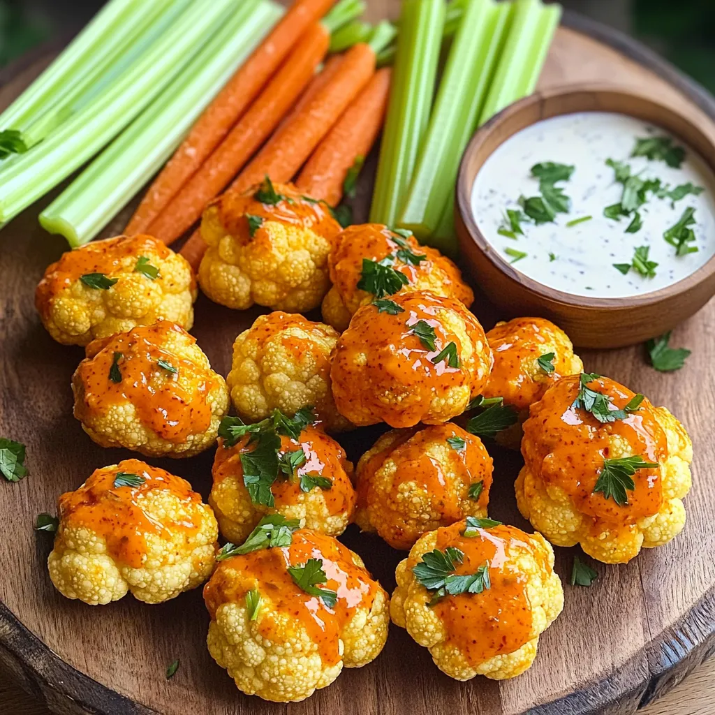 Air Fryer Buffalo Cauliflower Bites Crispy Delight