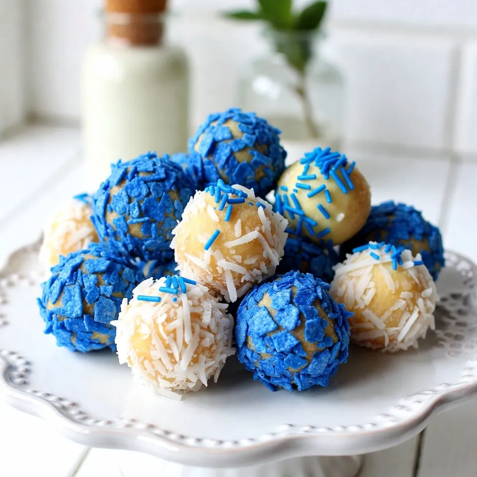 Blue Christmas Truffles Festive and Easy Treat Recipe