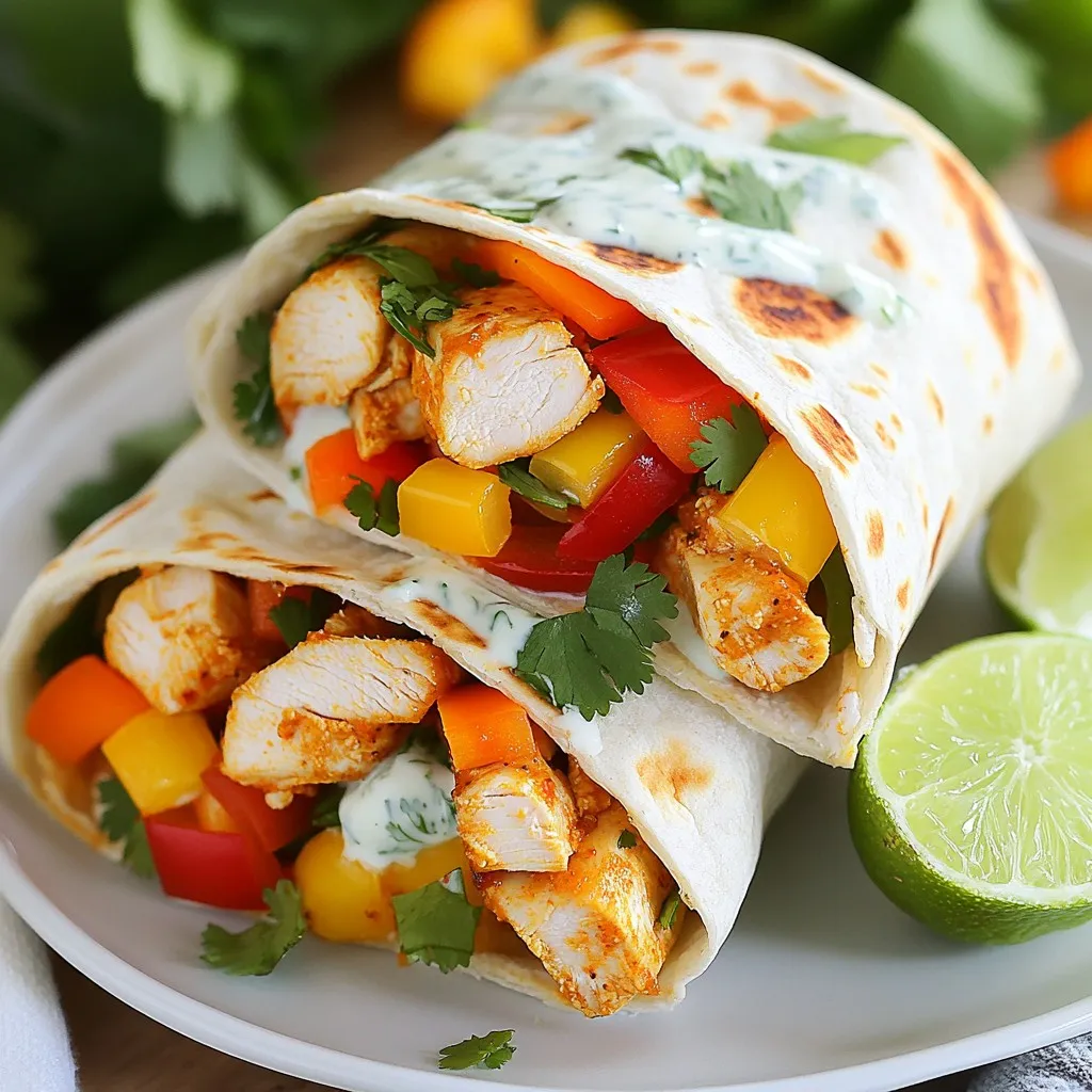 Sweet Chili Chicken Wraps Flavorful and Easy Meal