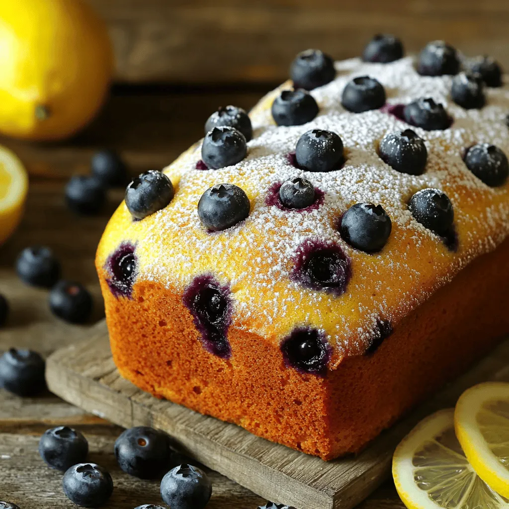 Lemon Blueberry Pound Cake Delightfully Moist Recipe