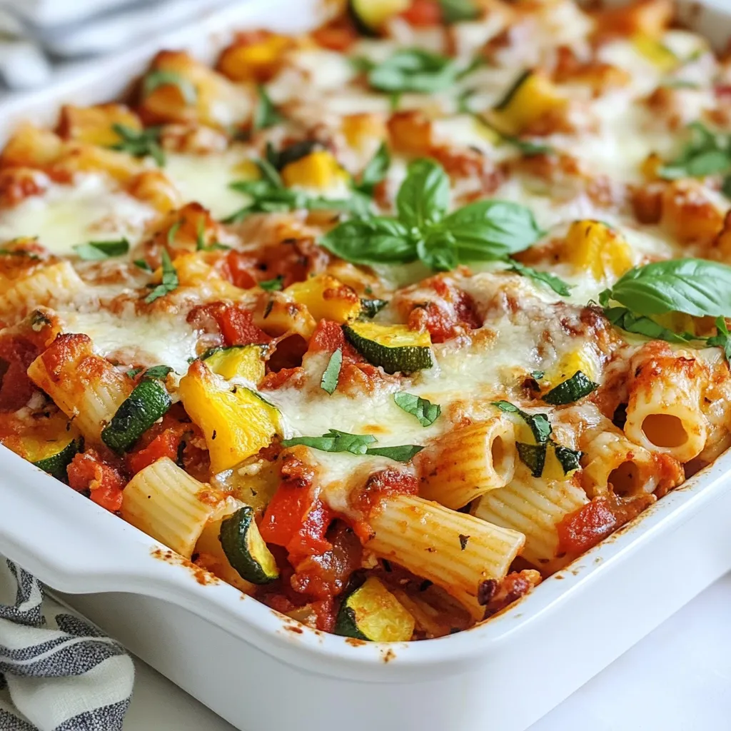 Loaded Veggie Baked Ziti Hearty and Flavorful Meal