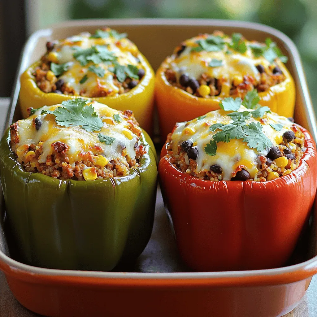 Taco Stuffed Bell Peppers Flavorful and Simple Recipe