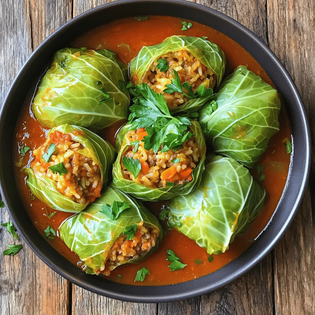 Stuffed Cabbage Rolls Flavorful and Hearty Meal