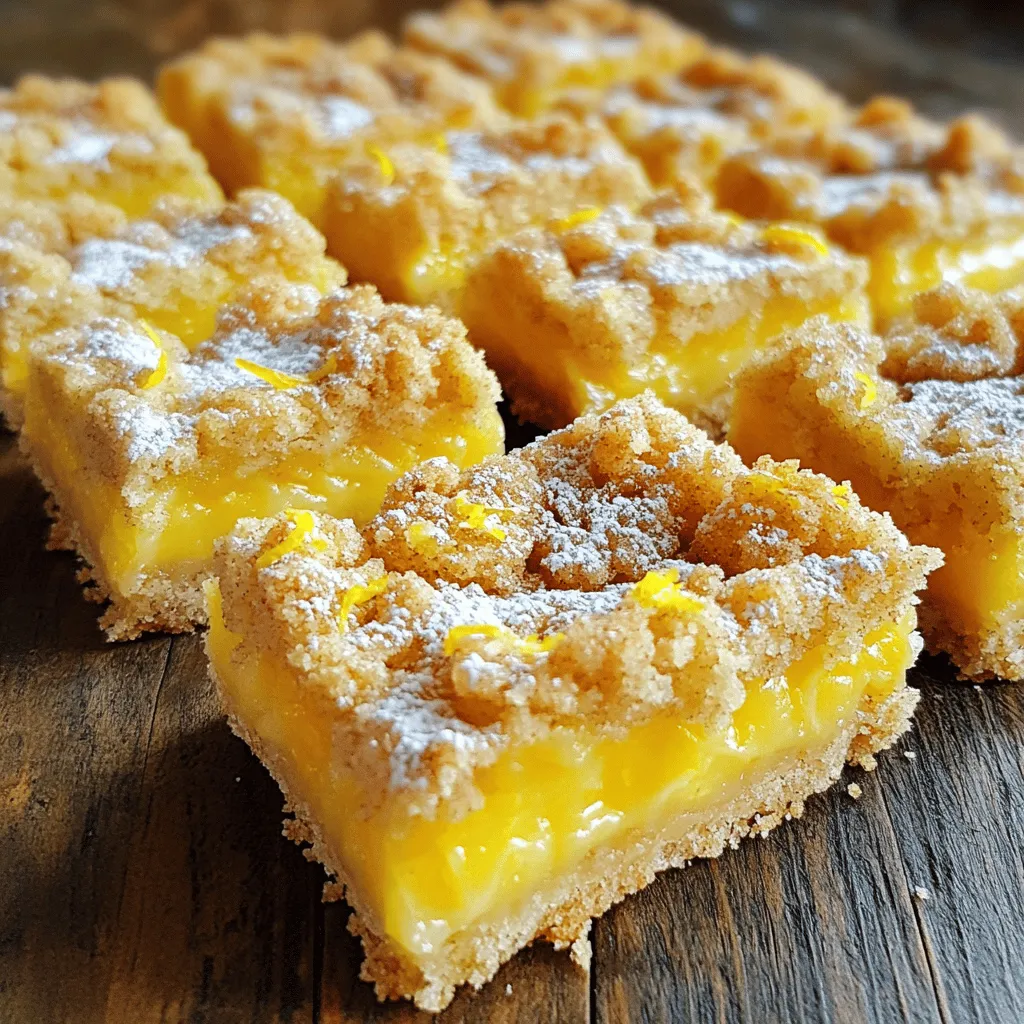 Lemon Crumb Bars Delightful and Simple Dessert Recipe