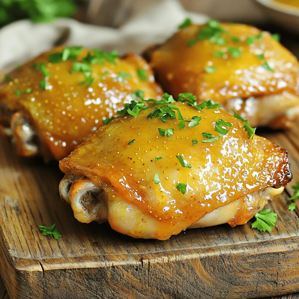 Honey Mustard Chicken Thighs Flavorful and Simple Meal