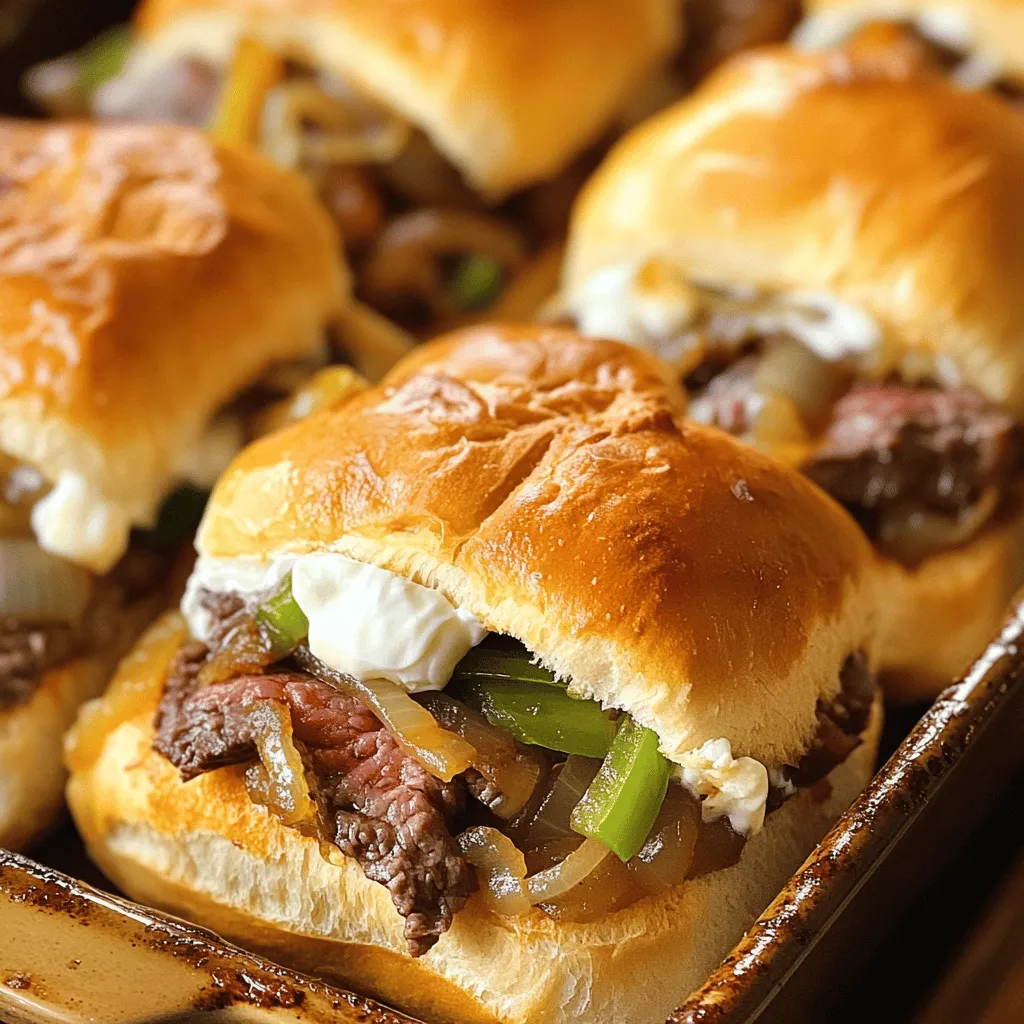 Philly Cheesesteak Sliders Tasty and Easy Recipe