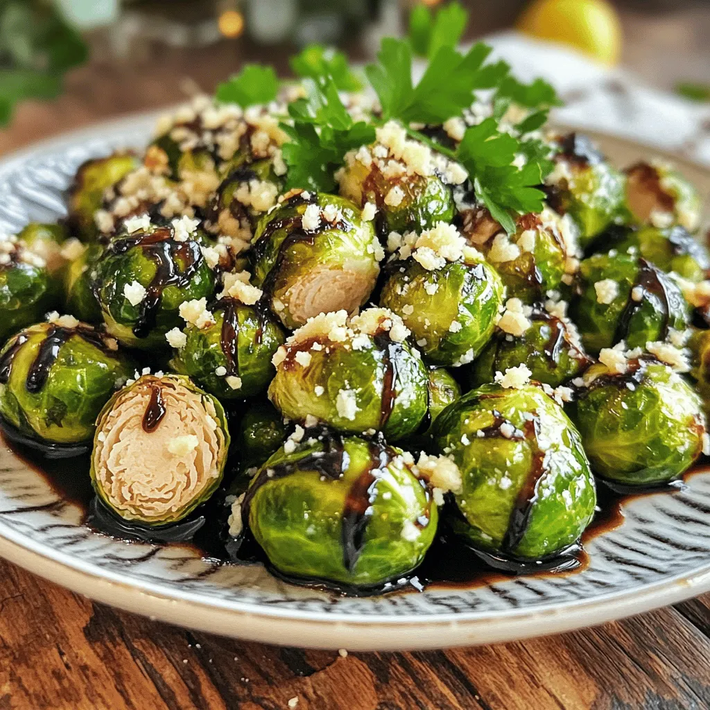 Crispy Garlic Parmesan Brussels Sprouts Flavorful Delight