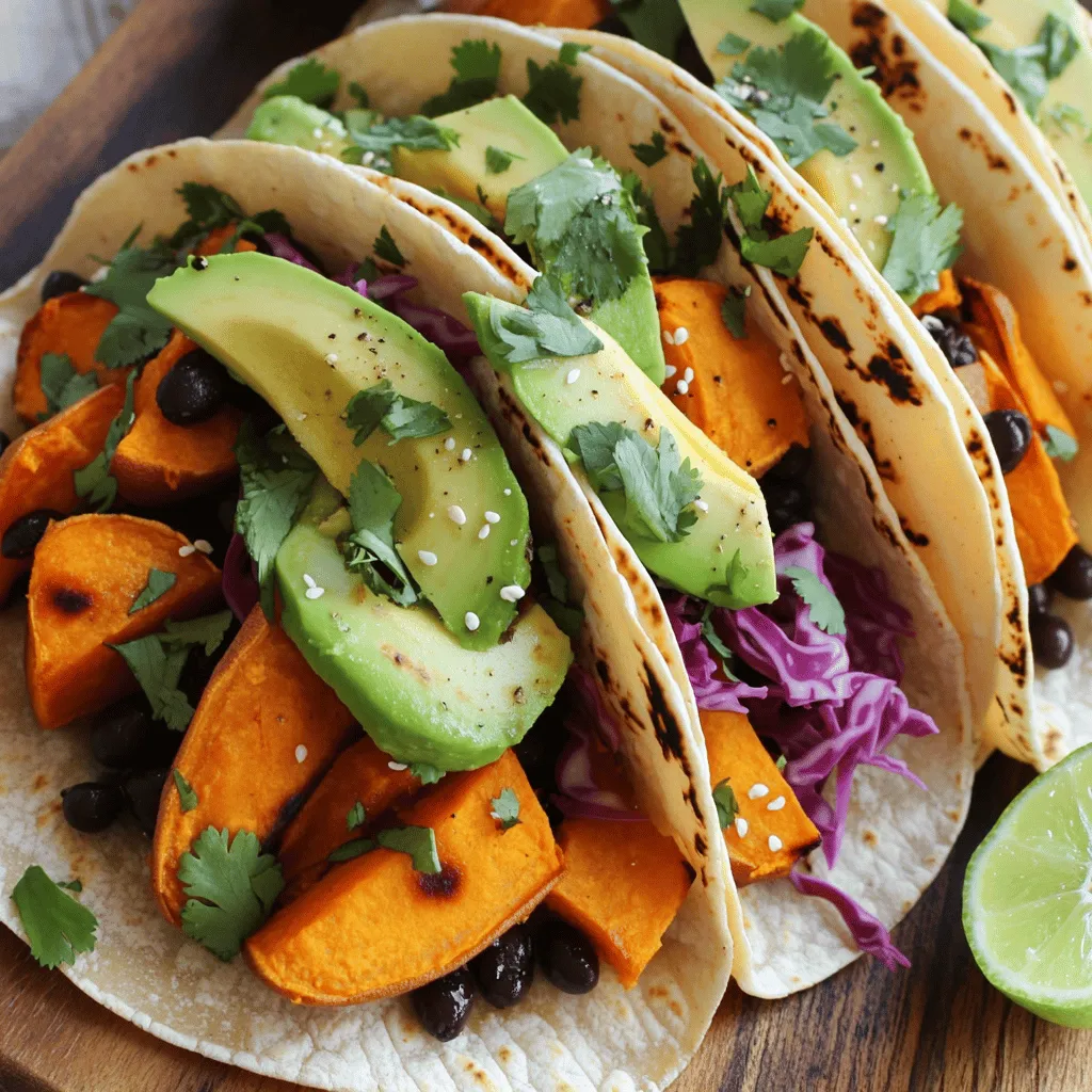 Sweet Potato Black Bean Tacos Flavorful and Filling
