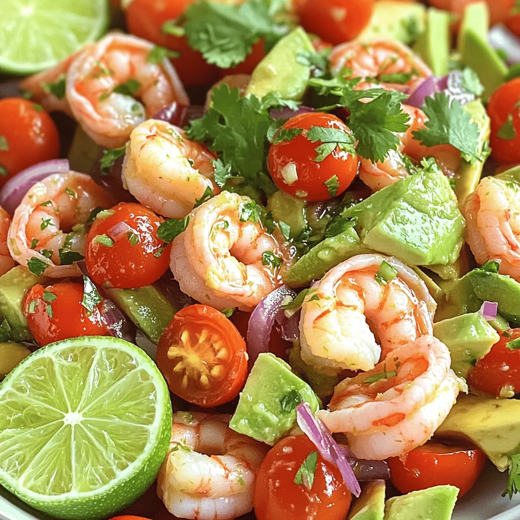 Savory Shrimp and Avocado Salad Easy and Fresh Recipe