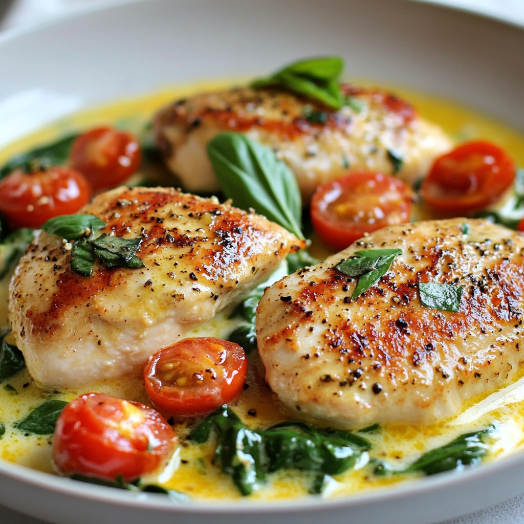 Creamy Tuscan Chicken Skillet Easy Dinner Delight